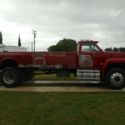 1989 Red Ford F800 thumbnail