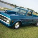 1970 dark blue green terquois Chevrolet C-10 thumbnail
