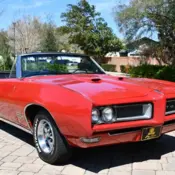 1968 Red Pontiac GTO thumbnail