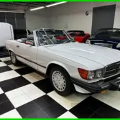 1988 White Mercedes-Benz SL-Class thumbnail