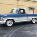 1967 White and Blue Ford F-100 thumbnail