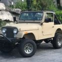 1980 Tan Jeep CJ thumbnail