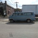 1990 Blue Chevrolet G20 Van thumbnail