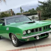 1971 Green Plymouth Cuda thumbnail