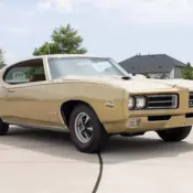 1969 Gold Pontiac GTO thumbnail