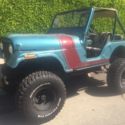 1979 Blue Jeep CJ thumbnail
