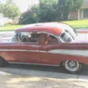 1957 Brown Chevrolet Bel Air/150/210 thumbnail