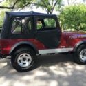 1974 Maroon Jeep CJ thumbnail