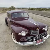 1942 Burgundy Lincoln Continental thumbnail