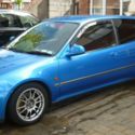 1991 Blue Honda Civic thumbnail