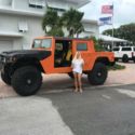 1990 Orange Hummer H1 thumbnail