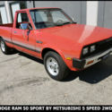 1986 RED Mitsubishi DODGE RAM 50 thumbnail