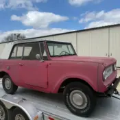 1966 Red International Harvester Scout thumbnail