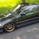 1988 Black Honda CRX thumbnail
