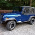 1994 Blue Jeep Wrangler thumbnail