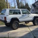 1989 White Jeep Cherokee thumbnail