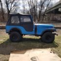1977 Blue Jeep CJ thumbnail