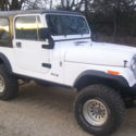 1981 White Jeep CJ thumbnail
