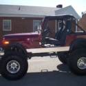 1982 Burgundy Jeep CJ thumbnail