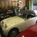 1959 White Austin Healey Bug Eye Sprite MK I thumbnail
