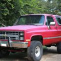 1988 Red Chevrolet Blazer thumbnail