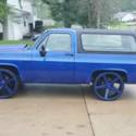 1981 Blue Chevrolet Blazer thumbnail