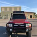 1987 Red Toyota Land Cruiser thumbnail