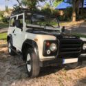 1991 White Land Rover Defender thumbnail