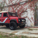 1990 Red Land Rover Defender thumbnail