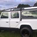 1992 White Land Rover Defender thumbnail