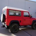 1985 Red Land Rover Defender thumbnail
