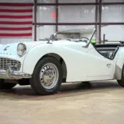 1959 Pearl White Triumph TR3 thumbnail