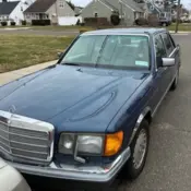 1987 Blue Mercedes-Benz 300 SDL thumbnail