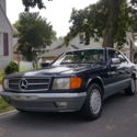 1987 Blue Mercedes-Benz 500-Series thumbnail