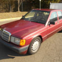 1989 Red Mercedes-Benz 190-Series thumbnail