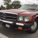 1989 Burgundy Mercedes-Benz SL-Class thumbnail