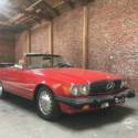 1989 Signal Red Mercedes-Benz SL-Class thumbnail