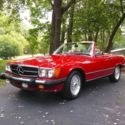 1987 Red Mercedes-Benz SL-Class thumbnail
