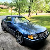1990 Blue Mercedes-Benz SL-Class thumbnail