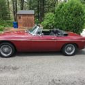 1973 Maroon MG MGB thumbnail
