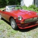 1973 Burgundy MG MGB thumbnail