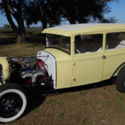 1931 Hotrod Flatz yellow Ford Model A thumbnail