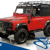 1991 Red Land Rover Defender thumbnail