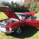 1968 red burgandy Ford Mustang thumbnail
