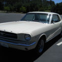 1965 White Ford Mustang thumbnail