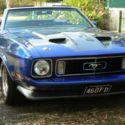 1973 Blue Ford Mustang thumbnail