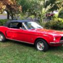 1968 Red Ford Mustang thumbnail