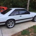 1987 White Ford Mustang thumbnail