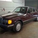 1986 Burgundy Mercedes-Benz 300-Series thumbnail