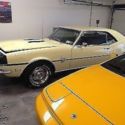 1968 butternut yellow Chevrolet Camaro thumbnail